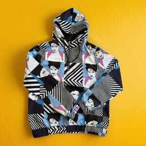 Patrick Nagel Artist Edition Windbreaker Hoodie Forever 21 Men’s Size M | 80s